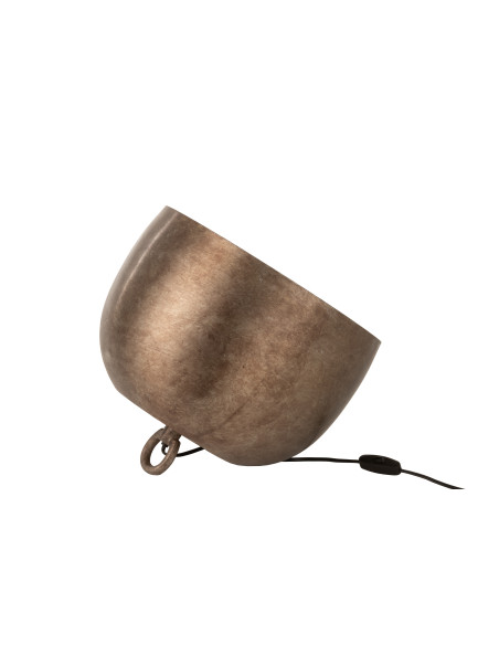 Lampe de salon en métal doréJ-Line