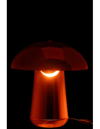 Lampe de table en métal cuivre champignonJ-Line