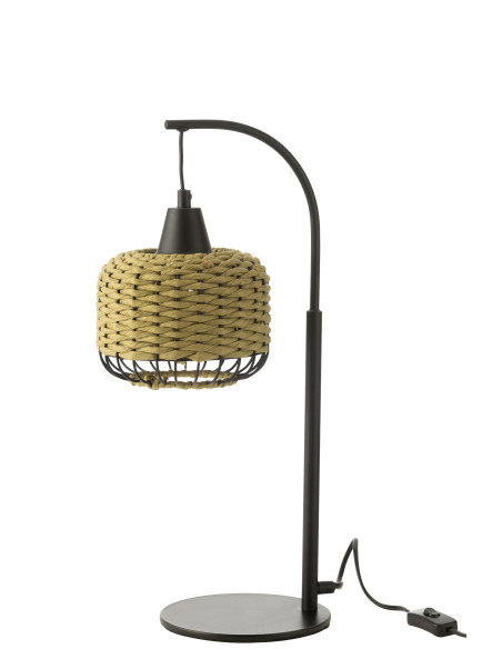 Lampe de table Lanterne en métal vertJ-Line Lampe de table Lanterne en métal vertJ-Line