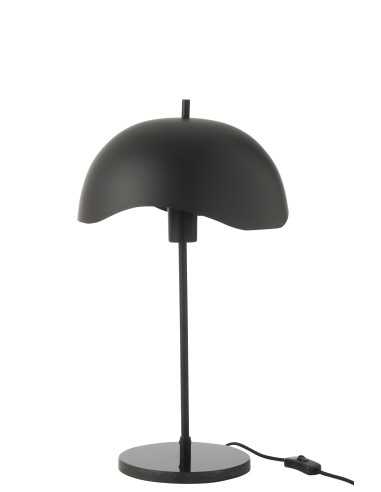 Lampe de table en métal/marbre noirJ-Line