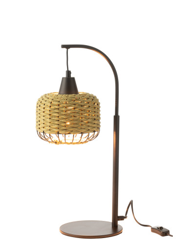 Lampe de table Lanterne en métal vertJ-Line