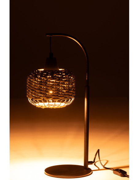 Lampe de table Lanterne en métal vertJ-Line Lampe de table Lanterne en métal vertJ-Line