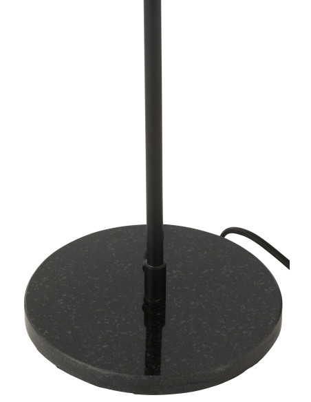 Lampe de table en métal/marbre noirJ-Line Lampe de table en métal/marbre noirJ-Line