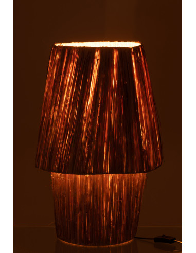 Lampe en jonc de mer naturel SaraJ-Line