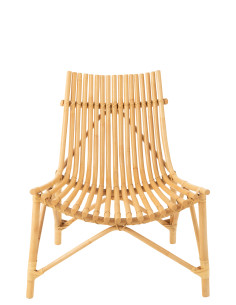 Chaise en rotin naturelJ-Line 2