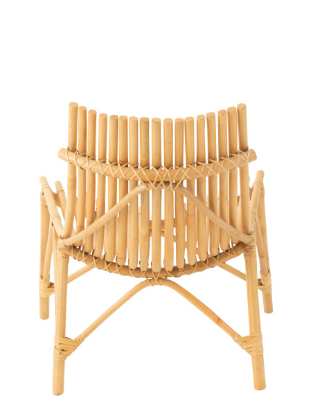 Chaise en rotin naturelJ-Line Chaise en rotin naturelJ-Line