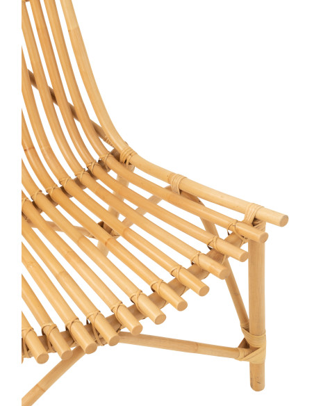 Chaise en rotin naturelJ-Line Chaise en rotin naturelJ-Line