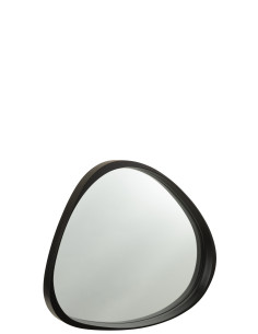 Miroir Giles Mdf/Verre Noir PetitJ-Line