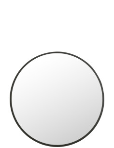 Miroir rond noir mat extra largeJ-Line
