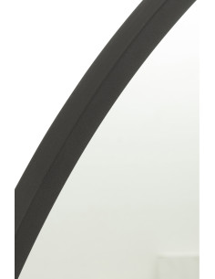 Miroir rond noir mat extra largeJ-Line 2