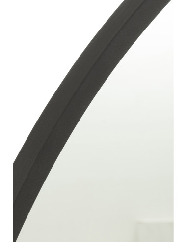 Miroir rond noir mat extra largeJ-Line