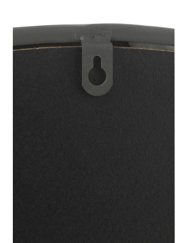 Miroir rond noir mat extra largeJ-Line