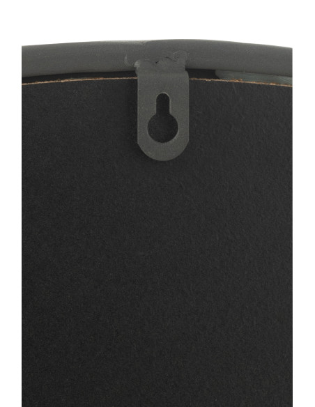 Miroir rond noir mat extra largeJ-Line Miroir rond noir mat extra largeJ-Line