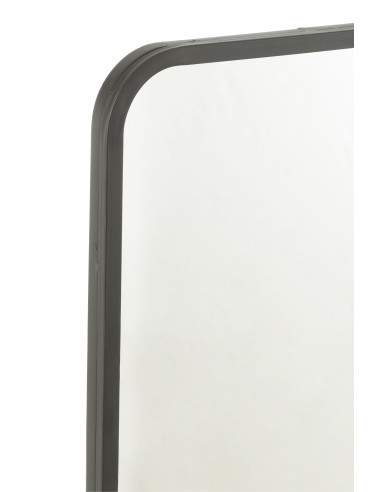 Miroir rectangulaire noir matJ-Line
