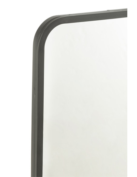 Miroir rectangulaire noir matJ-Line