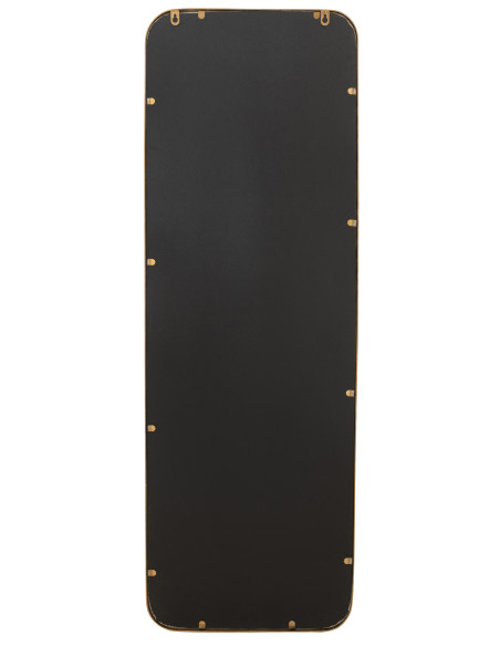 Miroir Mona Rectangle Fer/Verre DoréJ-Line Miroir Mona Rectangle Fer/Verre DoréJ-Line