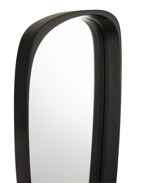 Miroir Giles Mdf/Verre Noir LongJ-Line Miroir Giles Mdf/Verre Noir LongJ-Line