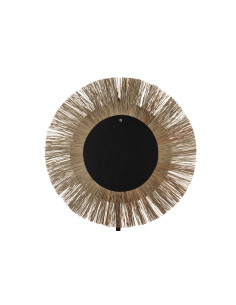 Miroir Mendi Rond en Herbe Naturelle GrandJ-Line 2