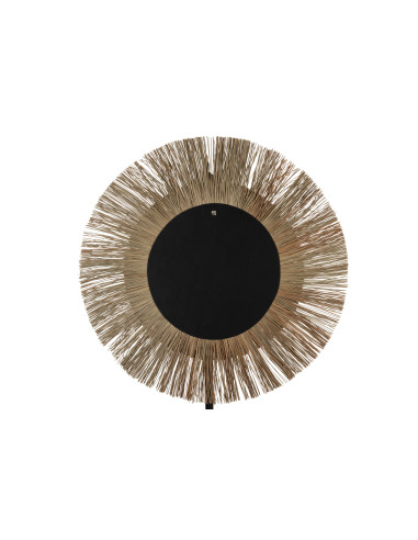 Miroir Mendi Rond en Herbe Naturelle GrandJ-Line