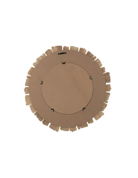 Miroir Vacances Bois Naturel GrandJ-Line Miroir Vacances Bois Naturel GrandJ-Line