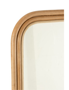 Miroir-Échelle en Rotin NaturelJ-Line 2