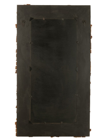 MIROIR SYMA EN BOIS RECYCLÉ/MIROIR NATUREL GRANDJ-Line