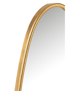 Miroir abstrait Mdf/Verre Or PetitJ-Line 2
