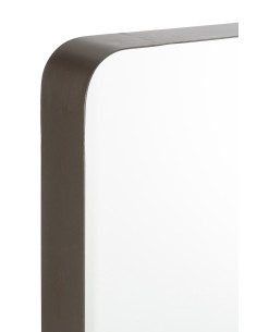 Miroir Markus Métal/Verre Noir LJ-Line 2