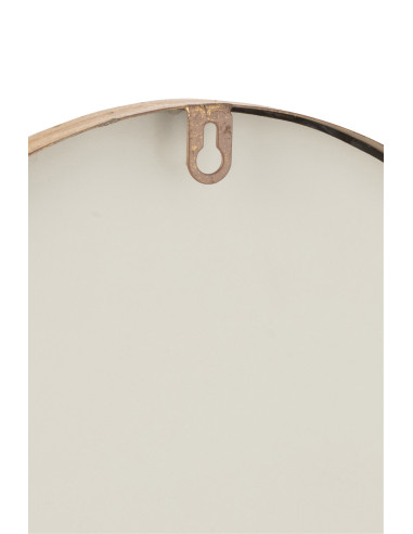 Miroir abstrait en MDF/verre doré grandJ-Line