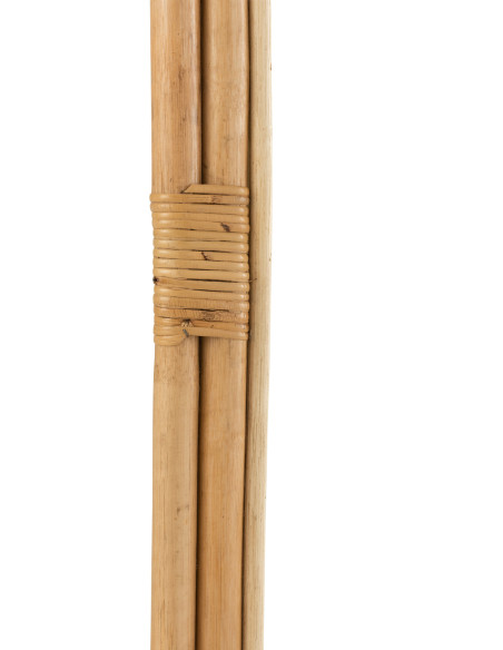 Miroir-Échelle en Rotin NaturelJ-Line