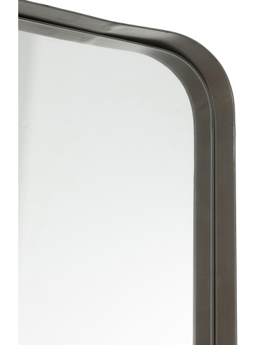 Miroir Markus Métal/Verre Noir LJ-Line