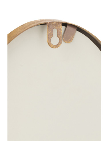 Miroir abstrait Mdf/Verre Or PetitJ-Line