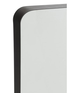 Miroir Markus Métal/Verre Noir SJ-Line 2