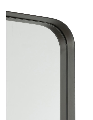 Miroir Markus Métal/Verre Noir SJ-Line