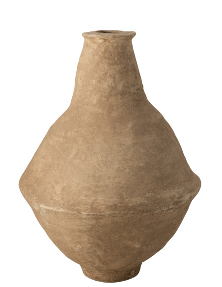 Vase Extra-Large Chad Papier Mache BrownJ-Line Vase Extra-Large Chad Papier Mache BrownJ-Line