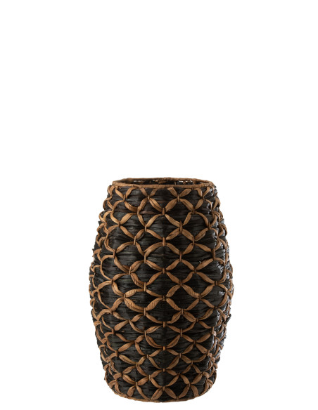 Panier Roni Long en Jacinthe d'eau Noir/MarronJ-Line Panier Roni Long en Jacinthe d'eau Noir/MarronJ-Line