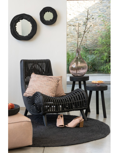 Vase en verre de Lisbonne saumon petitJ-Line