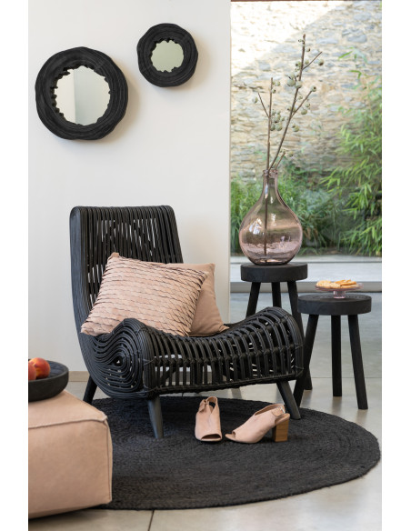 Vase en verre de Lisbonne saumon petitJ-Line