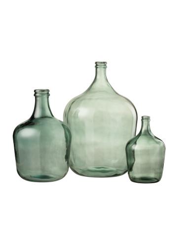 Vase Carafe Verre Vert GrandJ-Line