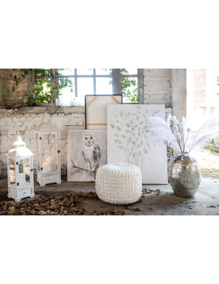 Vase rond en métal argenté AryaJ-Line Vase rond en métal argenté AryaJ-Line