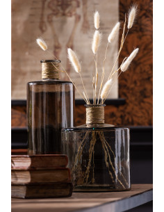 Vase Safari en verre marron clair petitJ-Line 2