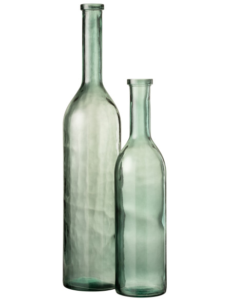 Vase Cancun en verre vert grandJ-Line Vase Cancun en verre vert grandJ-Line
