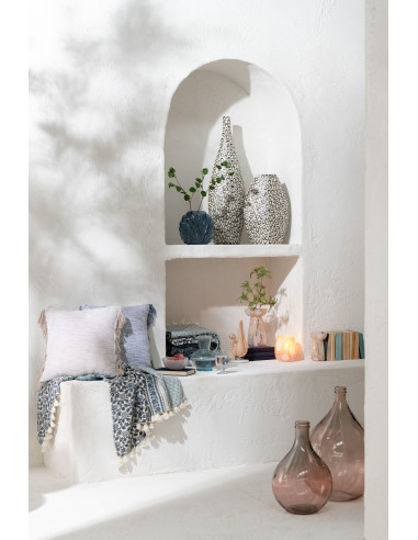 Vase en verre de Lisbonne saumon petitJ-Line