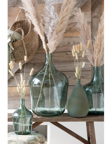 Vase Carafe Verre Vert GrandJ-Line