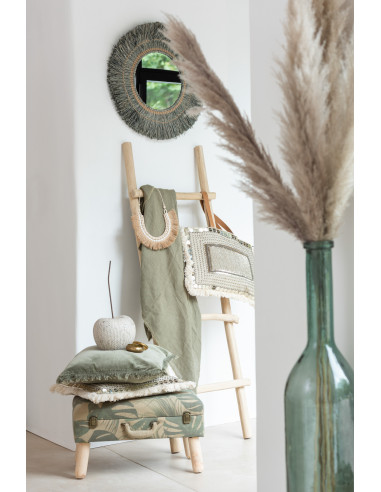 Vase Cancun en verre vert grandJ-Line