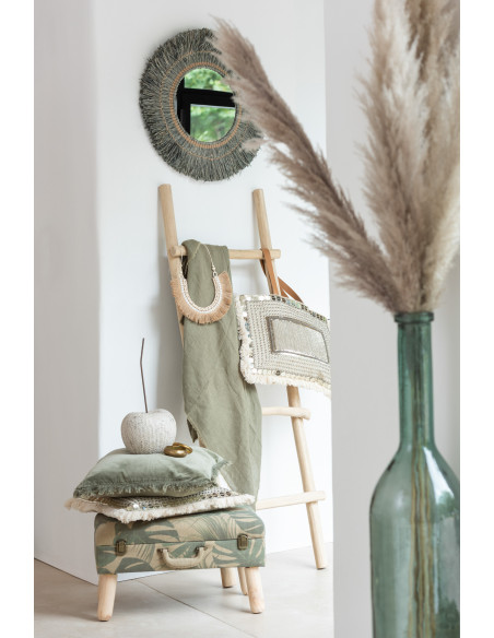 Vase Cancun en verre vert grandJ-Line Vase Cancun en verre vert grandJ-Line