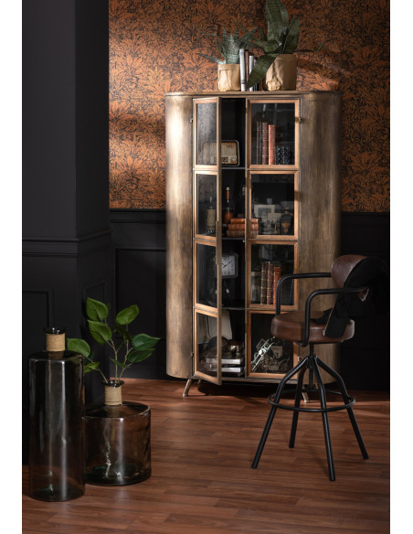 Vase Safari en verre marron clair grandJ-Line