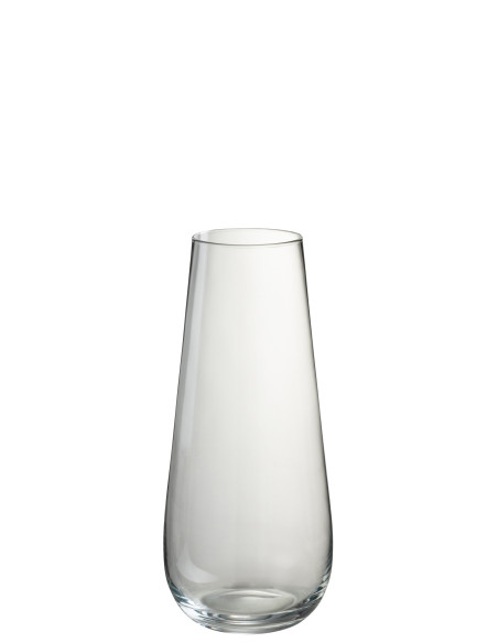 Vase en verre transparent Lyna petitJ-Line Vase en verre transparent Lyna petitJ-Line