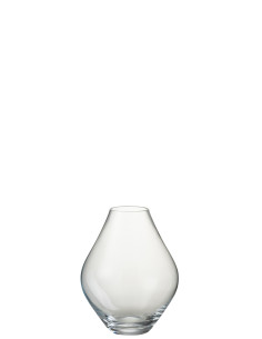 Vase en verre transparent petit AbbyJ-Line