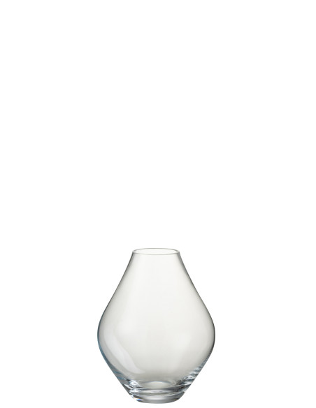 Vase en verre transparent petit AbbyJ-Line